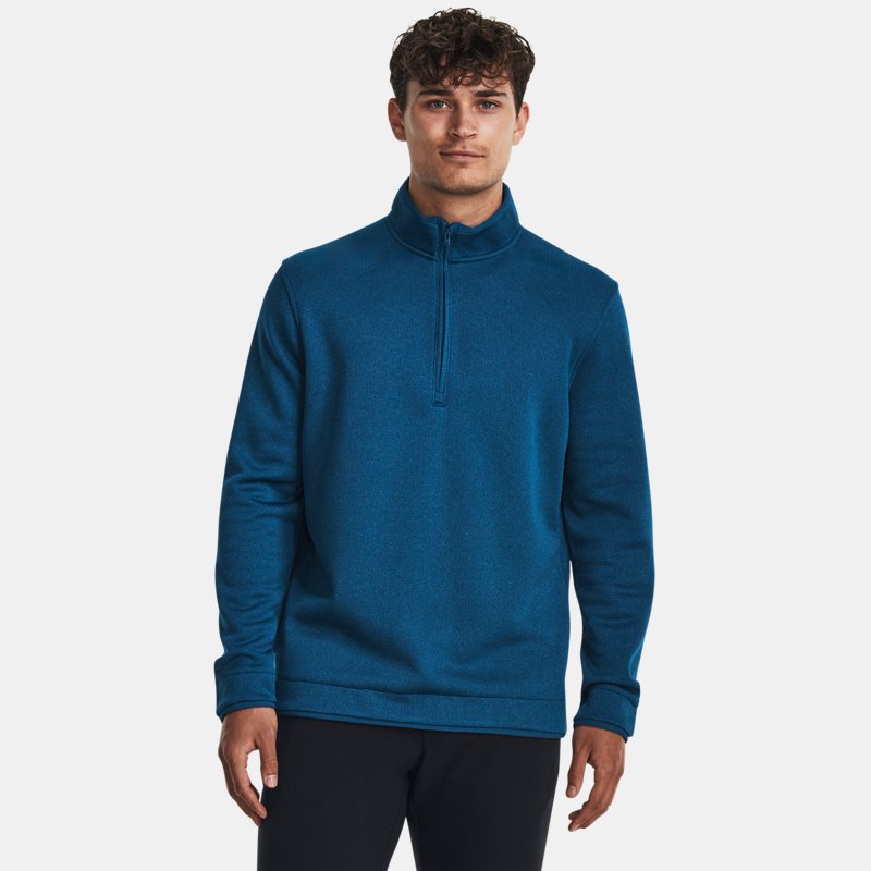 Herenshirt Under Armour Storm SweaterFleece met korte rits Varsity Blauw / Varsity Blauw XL